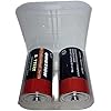 D-Size Battery Diversion Safe Fake Battery Decoy Can Safe 2 Pack with Exclusive Security Storage Case A Must Have To Keep Prying Hands And Eyes Away Realistic Looking Batteries Hide Money Jewelry More