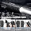 Scotte Plasma Windproof arc Lighter Electric Lighter and LED/Tactical/Rechargeable/Small/Emergency/streamlight/Flashlight - 2 in 1 (Black)