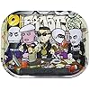 Rolling Trays Premium Metal Tray with Design - Perfect Size for Home Or Travel Accessories 7''X 5.5'',Five Cartoons