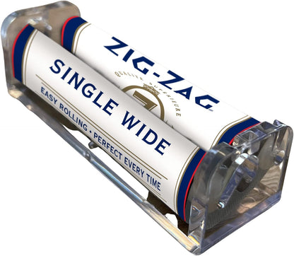 Zig-Zag Rolling Machine for Single Wide Rolling Papers, Compact and Lightweight Design, Easy and Simple Accessory for Effortless Roll - Single Unit (70MM)