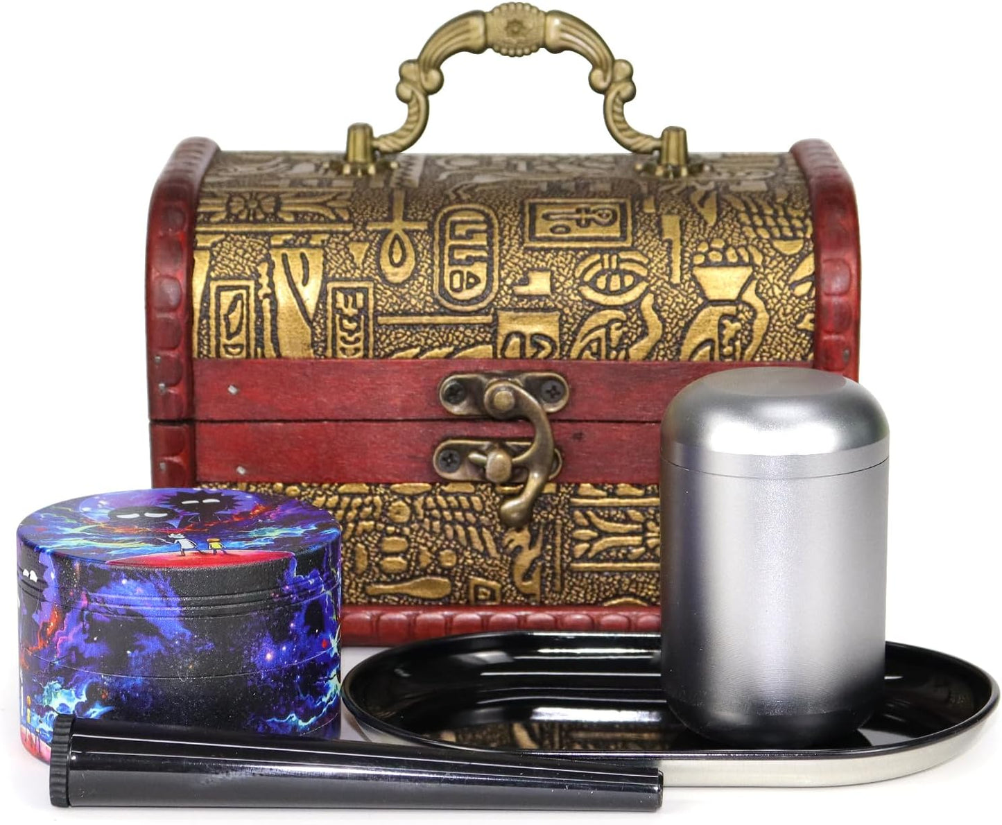 Retro Color Spice Grinder Kit with Accessories