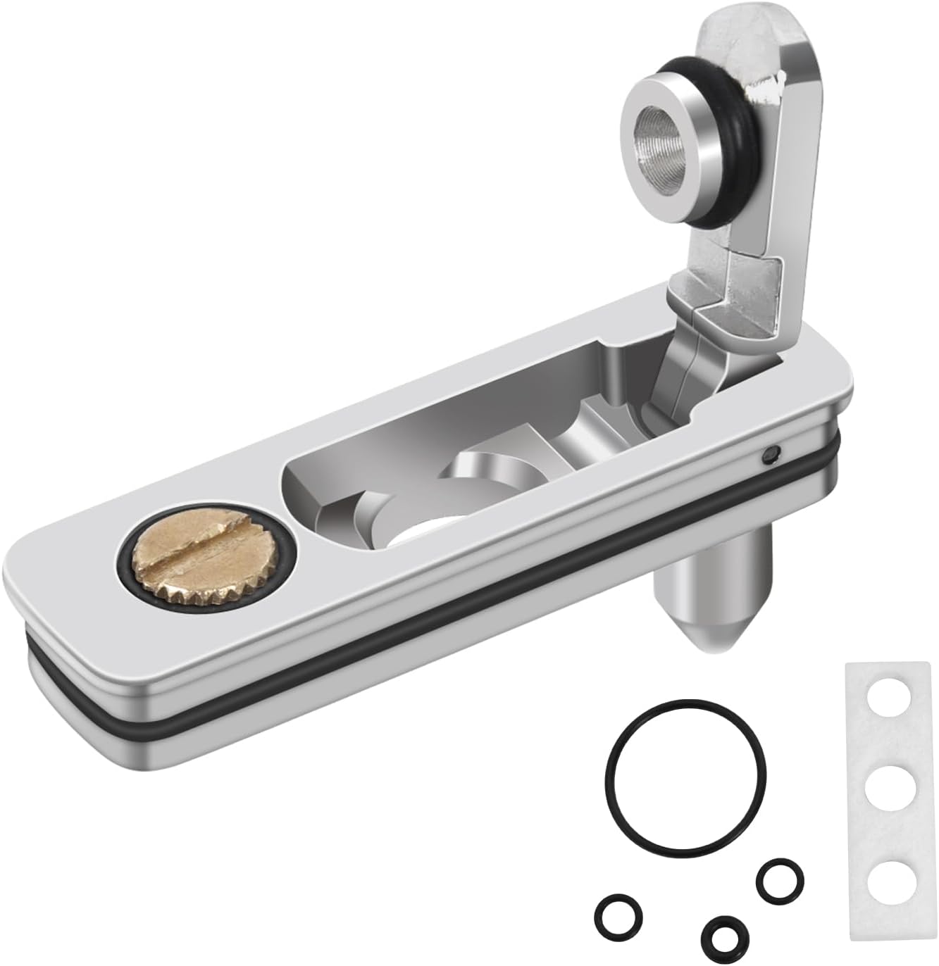 YUSUD Lighter Gasket Seal, Metal Repair Kit with Cotton Felt Pad, Anti-Evaporation Accessories for Lighter Insert