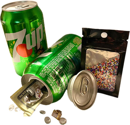 Soda Can Safe Soda Diversion Safe Security Decoy Stash with 4 inch Deep Hidden Compartment Compatible Replacement for and MFG by PepsiCo Inc. Comes with a Smell-Proof Bag to Hide Valuables