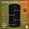 Stash Jar Smell Proof Container (500mL) for Herbs, Spices, Coffee, Teas & More - Plus x2 Resealable Smell Proof Bags