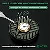 Scotte Cigar Humidifier, Cigar Humidors Humidifier, Round Cigar Humidier & High Precision Cigar Hygrometer Combo for Cigar Box, Keep Cigars Fresh