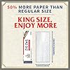 Zig-Zag - Slow Burning Rolling Papers with 32 Tips, Carton of 24 Packs, 32 Papers per Pack, Size King Slim, Easy Rolling, 100% Natural Gum Arabic, No Bleach, Authentic White Paper