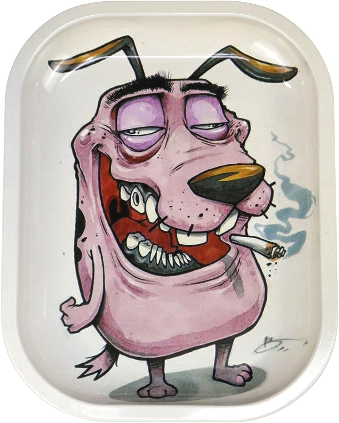 Rolling Trays Premium Metal Tray with Design - Perfect Size for Home Or Travel Accessories