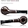 Joyoldelf Smoking Pipe, Wooden Tobacco Pipe with Gift Box, Ebony Tobacco Pipes for Smoking with 9mm Pipe Filter, Tobacco Pipe Stand and Smoking Accessories