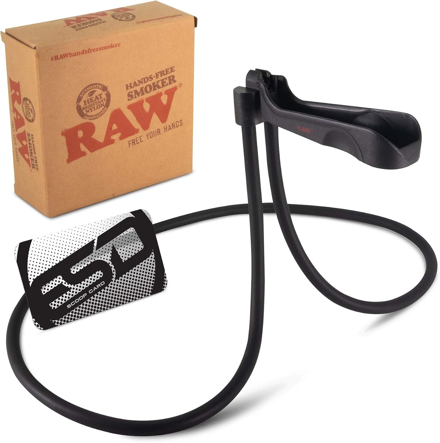 RAW Hands Free Smoker Device | Free Up Your Hands and Smoke While Gaming, Typing and More!