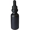 30ml Glass Dropper Bottles w/Measurements & Tamper Proof Lid | Matte Black Bottle & Black Cap | Concentrate, Medicine, Makeup, Supplement or Oil Containers | 120pc