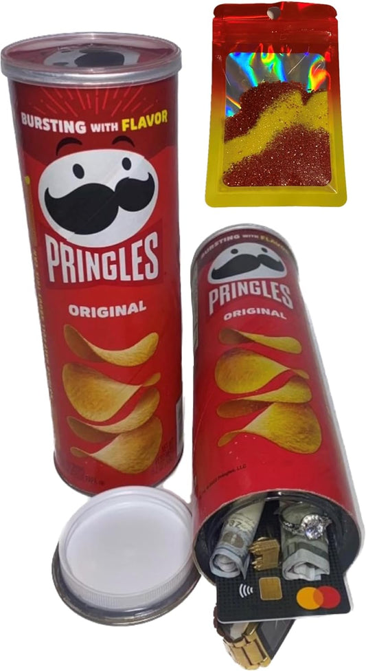 Potato Chip Can Safe Potato Chip Stash Safe Patato Chip Diversion Safe with Large Hidden Compartment that is Large enough to hold Credit/Gift cards. Money, Jewelry, or ??? by
