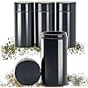 Portable Aluminum Stash Containers (50mL) for Herbs, Spices, Coffee & More, Waterproof Smell Proof Container, Small Airtight Containers (Set of 4)
