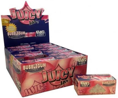 HBI Juicy Jay's Bubblegum Flavoured 1 1/4 Size Biodegradable Rolling Paper