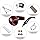 Joyoldelf Handmade Rosewood Tobacco Pipe - Wooden Smoking Pipe with Classical Flower Patterns and Stainless Steel Pipe Stand, Pipe Starter Kit for Beginner