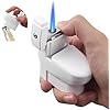 YUSUD Cool Torch Lighter Funny Candle Butane Lighter, 3 in 1 Kitchen Torch Lighter Gift for Men (Gas Not Included)
