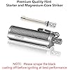 YUSUD 2 Pack Permanent Match Infinity Lighter with Multitool Keychain, Reusable Waterproof Match Strike Anywhere, Forever Flint Fire Starter for Outdoor Survival Tool for Men (Fuel Not Included)