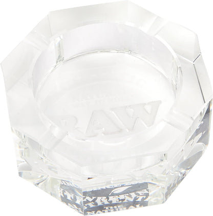 Unbekannt RAW Crystal Glass Ashtray, ys/m, Transparent
