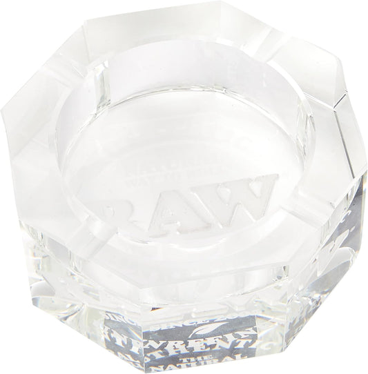 Unbekannt RAW Crystal Glass Ashtray, ys/m, Transparent