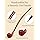 Joyoldelf Tobacco Pipe - Handcrafted 16"Length Churchwarden Smoking Pipe with 14.1"Long Stem