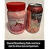 Strawberry Diversion Safe Can Safe - Large, Holds Credit Cards