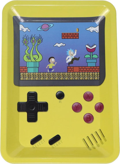 Rolling Trays Premium Metal Tray with Design - Perfect Size for Home Or Travel Accessories, Game