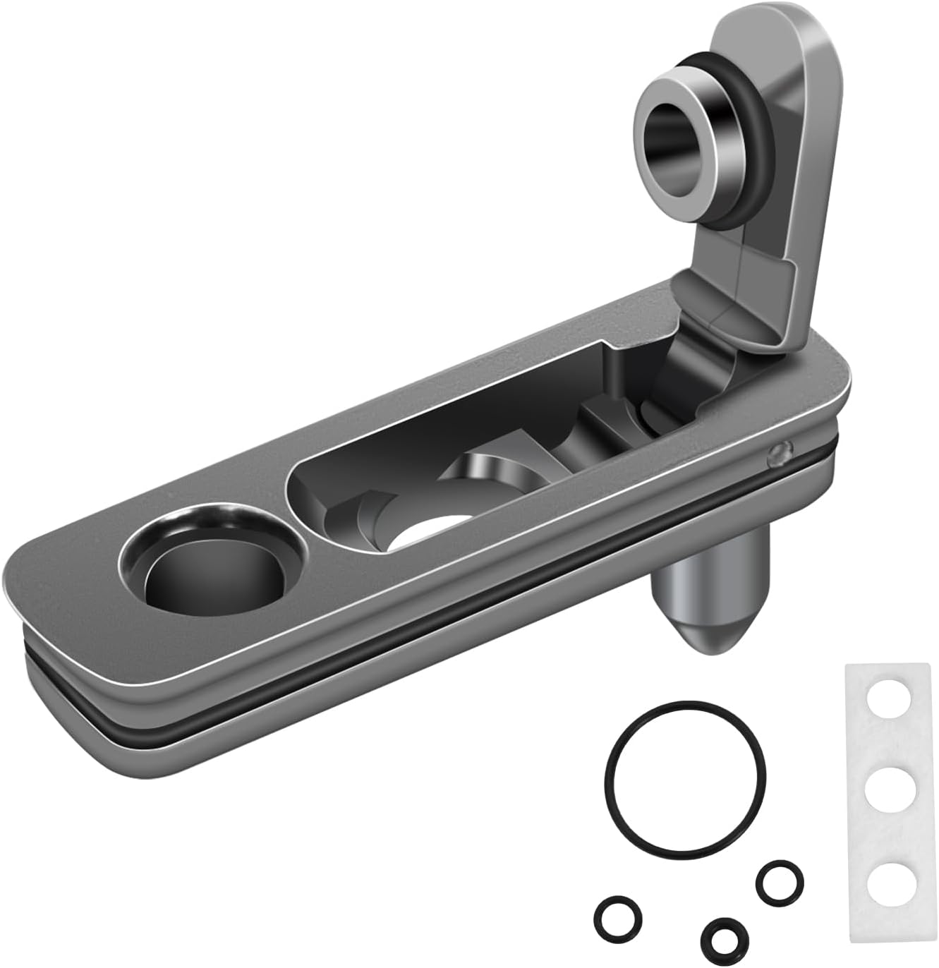 YUSUD Lighter Gasket Seal, Metal Repair Kit with Cotton Felt Pad, Anti-Evaporation Accessories for Lighter Insert