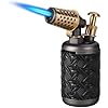 YUSUD Windproof Torch Lighter, Refillable & Adjustable Butane Lighters with Safety Lock, Vintage Lighters Jet Flame Cooking Torch for BBQ Kitchen Candle Camping (Fuel No Included)