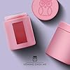 Stash Jar Smell Proof Container (4 oz) Viewing Jars for Herbs, Spices, Coffee, Teas & More, Air Tight Jar, Thick UV Protection Glass, Smell Proof Herb Storage (Set of 4) (Matte Pink)
