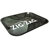 Zig-Zag - Iconic Metal Rolling Tray for Rolling Papers – Elegant, Multipurpose, Compact, and Durable – Keeps Your Accessories Organized, Large Metal Tray (34cm x 27cm) - Black
