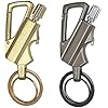 YUSUD 2 Pack Permanent Match Infinity Lighter with Multitool Keychain Bottle Opener, Reusable Waterproof Match Strike, Forever Flint Fire Starter for Outdoor Survival for Men (No Included Fuel)
