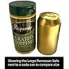 Parmesan Topping Diversion Safe Can - Cheese Stash Safe, Holds Money, Jewelry, Cards