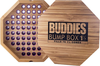 Buddies Bump Box Filler for 1 1/4 Pre Rolled Cones - Fills 76 Cones Simultaneously