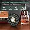 Scotte Cigar Humidifier, Cigar Humidors Humidifier, Round Cigar Humidier & High Precision Cigar Hygrometer Combo for Cigar Box, Keep Cigars Fresh