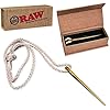 RAW Gold Poker Tool With Hemp Necklace & Display Box