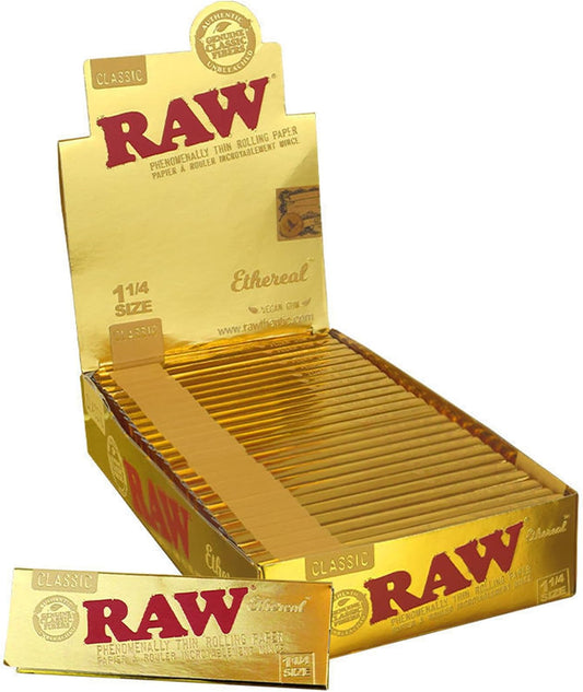 Raw Ethereal Papers | Size: 1 1/4 | 24 Pack Case