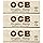 OCB - Organic 1 1/4" Rolling Papers - 3 Booklets with 50 Leaves per Booklet