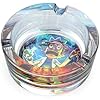 Glass Ashtray, Home Ashtrays, Cool Ashtrays Cute Ashtray Round Transparent (Pink)