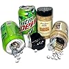 Fake Seasoning Salt and Mountain Dew Soda Safe Diversion Secret Stash Safes with Hidden Storage to Hide Money Jewelry Anything with Free Smell Proof Mylar Bag