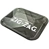 Zig-Zag - Iconic Metal Rolling Tray for Rolling Papers – Elegant, Multipurpose, Compact, and Durable – Keeps Your Accessories Organized, Large Metal Tray (34cm x 27cm) - Black